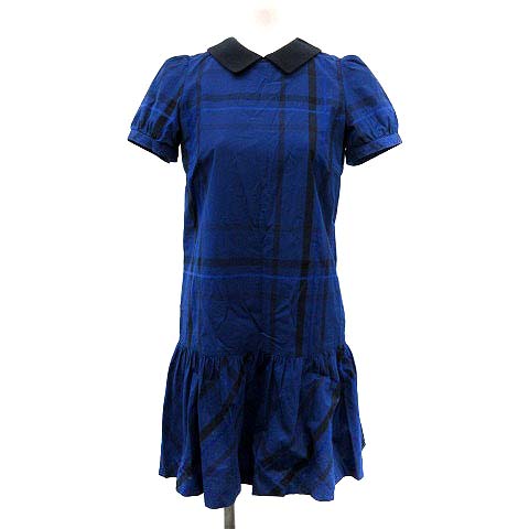 バーバリーブルーレーベル BURBERRY BLUE LABEL フレアワンピース ひざ  