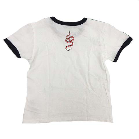 グッチ GUCCI キッズ Tシャツ カットソー シェリーライン スネーク 蛇 