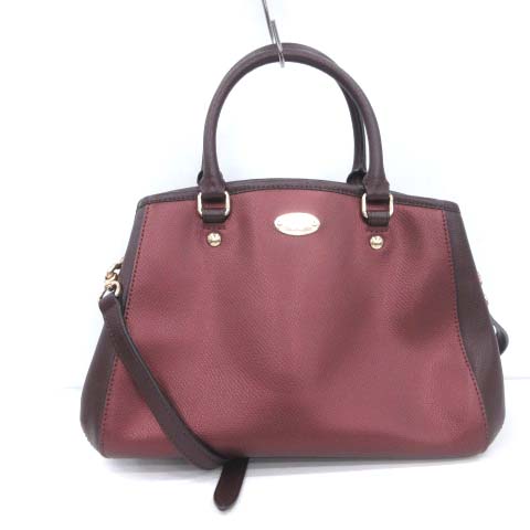 コーチ COACH ハンドバッグ ショルダーバッグ 2WAY レザー 斜め掛け 