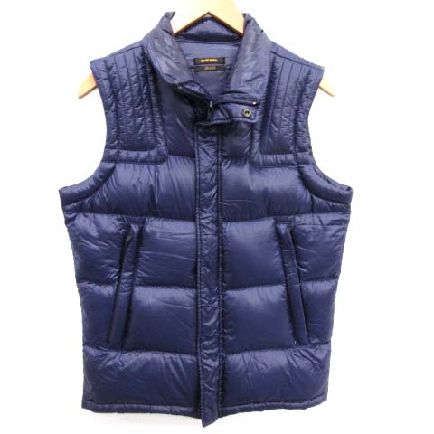 ディーゼルブラックゴールド DIESEL BLACK GOLD ダウンベスト ジップ 