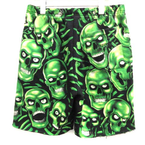 シュプリーム SUPREME 18SS S Skull Pile Sweatshort ショートパンツ  