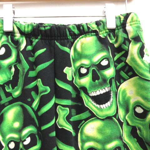 シュプリーム SUPREME 18SS S Skull Pile Sweatshort ショートパンツ 
