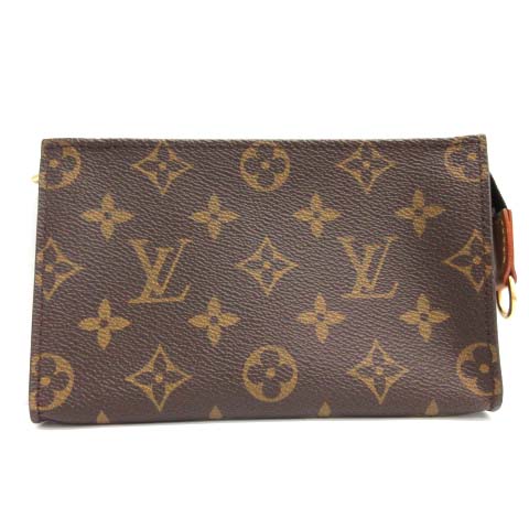 ルイヴィトン LOUIS VUITTON バケットPM用ポーチ モノグラム 茶  