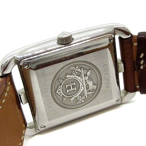 エルメス HERMES ケープコッド CC1.710 ドゥブルトゥール 自動巻き