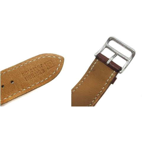 HERMES エルメス ケープコッド レザーベルト ゴールド CC1.710