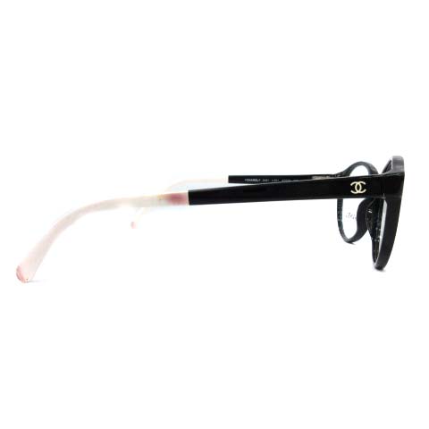 シャネル CHANEL バイカラーボストンフレーム サングラス 伊達メガネ