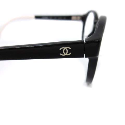 シャネル CHANEL バイカラーボストンフレーム サングラス 伊達メガネ