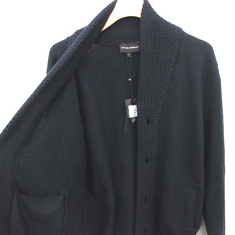 未使用品 エンポリオアルマーニ EMPORIO ARMANI 18年製 カーディガン 