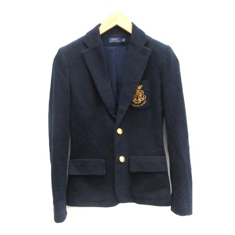 ポロ ラルフローレン POLO RALPH LAUREN テーラードジャケット 紺 