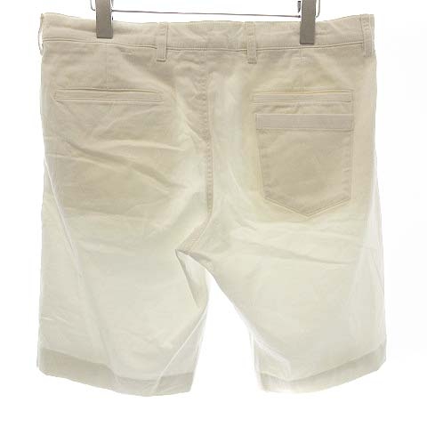 プラダ Prada 15年製 ショーツ ハーフパンツ ショートパンツ ボタンフライ 50 L 白 ホワイト Yt メンズ 081 ベクトルパーク