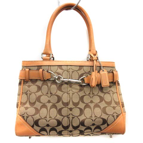コーチ COACH ハンプトンズ シグネチャー ミディアムキャリーオール 