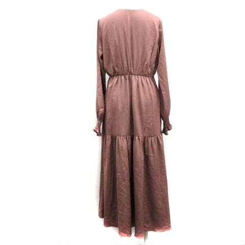 スナイデル Snidel aw F ワンピース ロング フレア 長袖 福袋 ピンクブラウン Ek レディース 081 ベクトルパーク