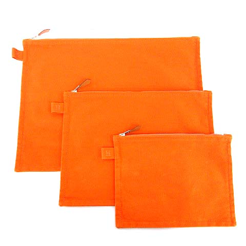 エルメス HERMES ボラボラポーチ 3点セット キャンバス 化粧ポーチ 