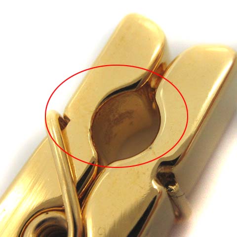 セリーヌ CELINE マネークリップ 馬車 キャリッジ ロゴ ゴールド /TK