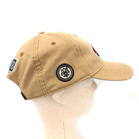 ディーゼル DIESEL 帽子 キャップ 野球帽 ワッペン 2 ベージュ