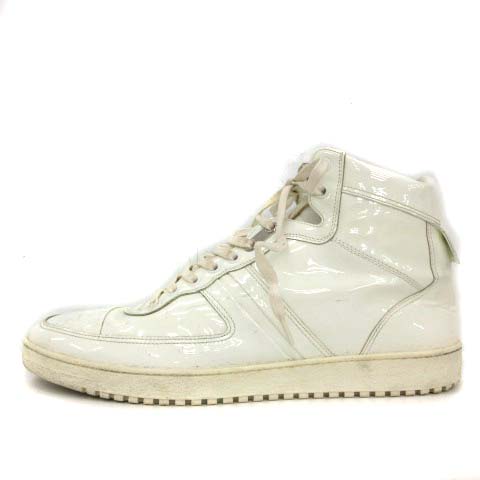 ディオールオム Dior HOMME スニーカー ハイカットシューズ エナメル 