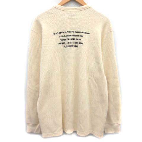 シュプリーム SUPREME 19AW L HQ Waffle Thermal Tシャツ カットソー 
