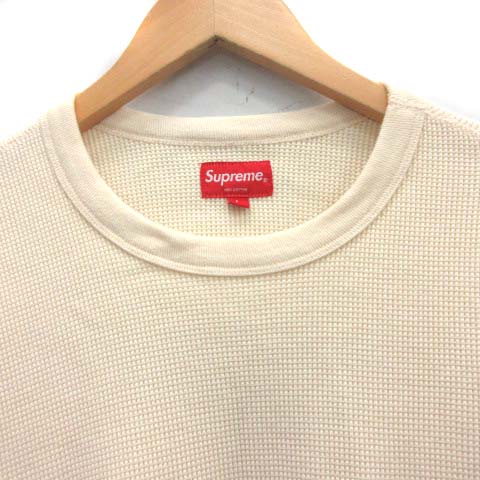 supreme ワッフル生地Tシャツ シュプリーム SUPREME 19AW L HQ Waffle Thermal Tシャツ