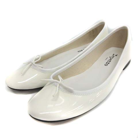 レペット Repetto 38 24cm パンプス フラット バレエシューズ エナメル 