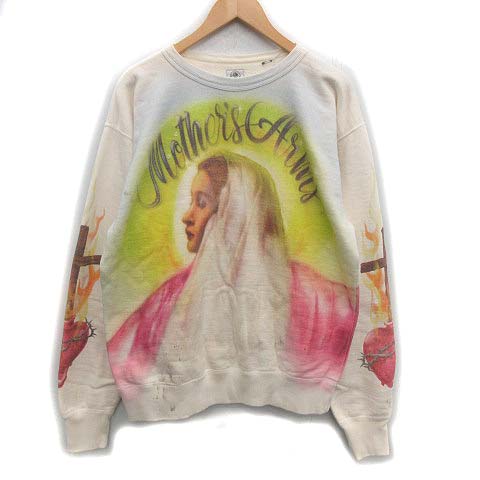 未使用品 セントマイケル SAINT MICHAEL 21SS CREW SWEAT SHIRT HUG  