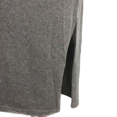 ポロ ラルフローレン Polo Ralph Lauren ニットワンピース カシミヤ ロング マキシ クルーネック 長袖 M グレー Ym レディース 081 ベクトルパーク