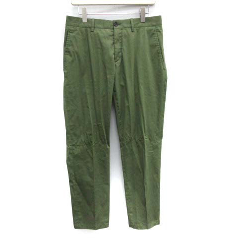 プラダ Prada パンツ スラックス 50 L 緑 グリーン St メンズ 081 ベクトルパーク
