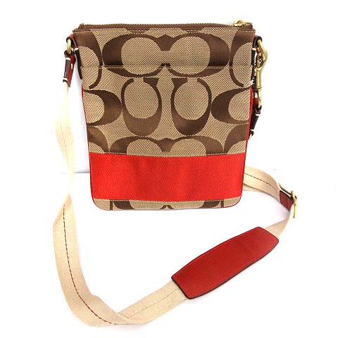 コーチ COACH 40758 シグネチャー ショルダーバッグ キャンバス