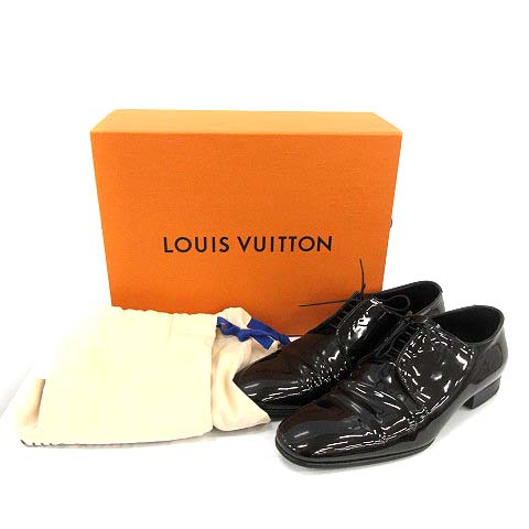 LOUIS VUITTON ルイヴィトン　ドレスシューズ　編み上げ　エナメル ルイヴィトン LOUIS VUITTON ヴァンドーム・ライン ダービー