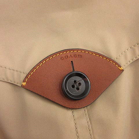 未使用品 コーチ COACH トレンチコート ミドル丈 レオパード ヒョウ柄