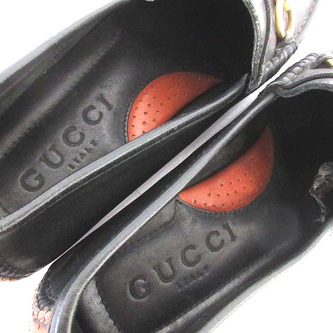 グッチ GUCCI ドライビングシューズ ホースビット ローファー レザー