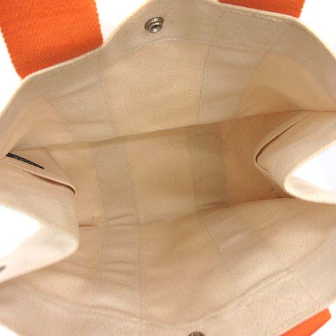 エルメス HERMES ボラボラPM キャンバス トートバッグ ハンドバッグ 