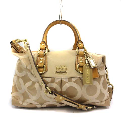 コーチ COACH マディソン オプアート サブリナ ハンドバッグ 