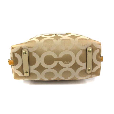 COACH 12947 オプアート ハンドバッグ ベージュ コーチ COACH マディソン オプアート サブリナ ハンドバッグ