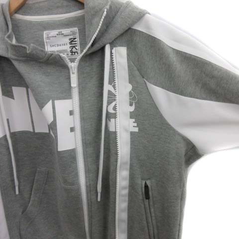 ナイキ NIKE サカイ sacai 19AW ダブルジップ フーディ パーカー 
