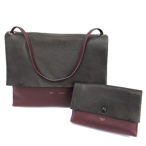セリーヌ CELINE オールソフト ハンドバッグ トートバッグ バイカラー 