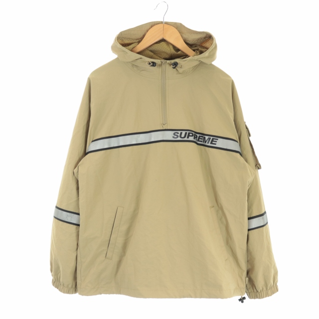 シュプリーム SUPREME 18SS REFLECTIVE TAPING HOODED PULLOVER
