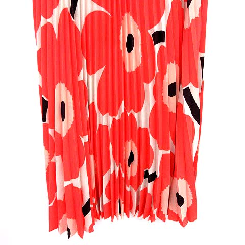 marimekko ウニッコ　プリーツスカート S とびきり可愛い、 ウニッコ柄のプリーツスカート🦋 ⁡ 絶妙な