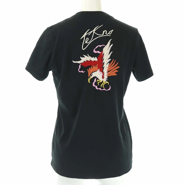 ディーゼル Diesel 子供服 Tシャツ カットソー 半袖 刺繍 龍 鳥 バックロゴ 8 127cm 黒 ブラック Pj キッズ 081 ベクトルパーク