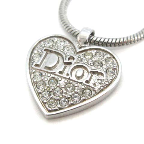 Christian Dior ハート　トップ ネックレス N5173】Christian Dior heart shell necklace/クリスチャン
