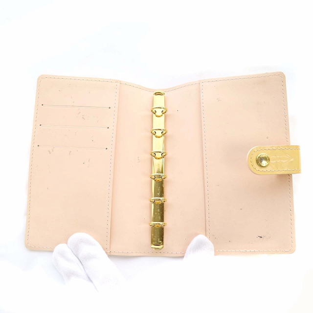 ルイヴィトン LOUIS VUITTON アジェンダPM ヴェルニ 手帳カバー