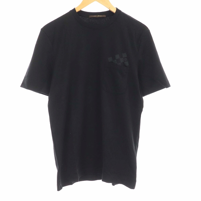 ルイヴィトン LOUIS VUITTON Tシャツ カットソー 半袖 ダミエ ポケット 