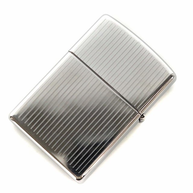 シュプリーム SUPREME 15AW Engraved Stripe Zippo Silver ジッポ 