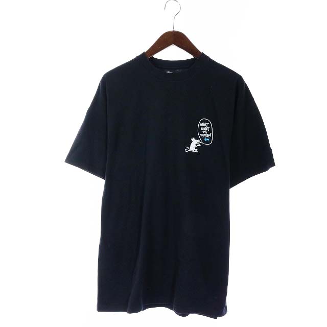 ステューシー STUSSY 00年代 RAT PATROL Tシャツ カットソー Uネック 