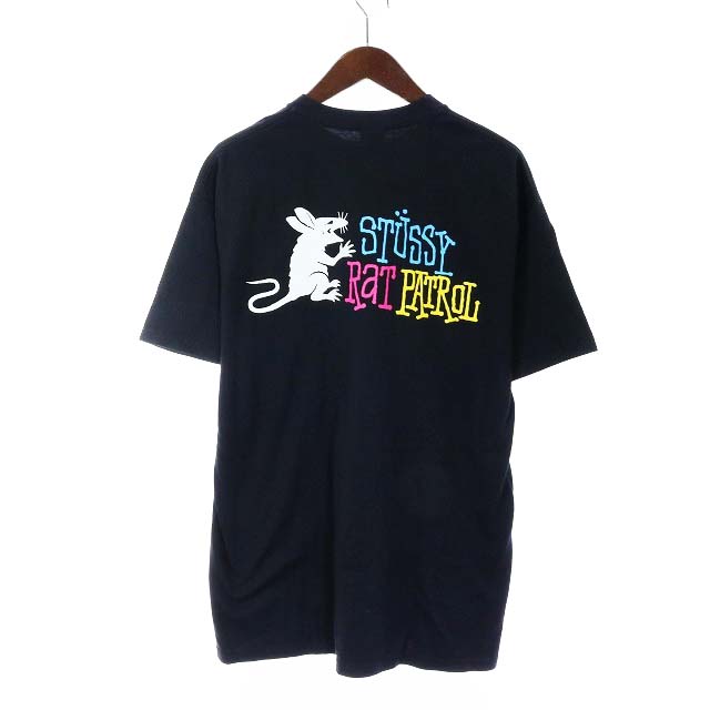 ステューシー STUSSY 00年代 RAT PATROL Tシャツ カットソー Uネック 