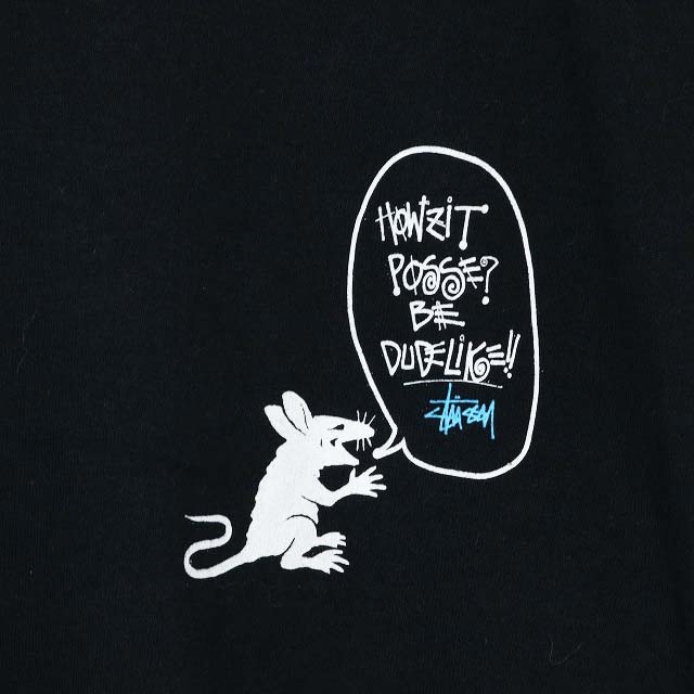 ステューシー STUSSY 00年代 RAT PATROL Tシャツ カットソー Uネック 