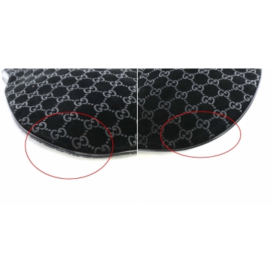 グッチ GUCCI ワンショルダーバッグ スエード GG柄 黒 ブラック 001