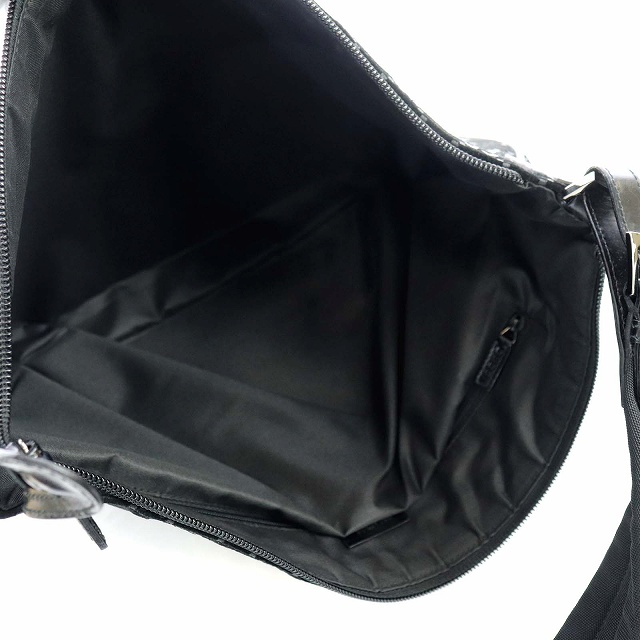 グッチ GUCCI ワンショルダーバッグ スエード GG柄 黒 ブラック 001