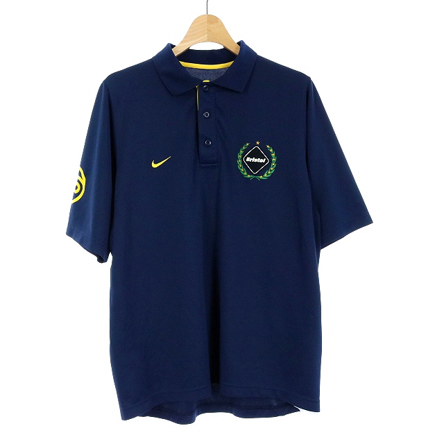 Bristol×NIKE ポロシャツ Nike× F.C. Real Bristol 総柄ポロシャツ