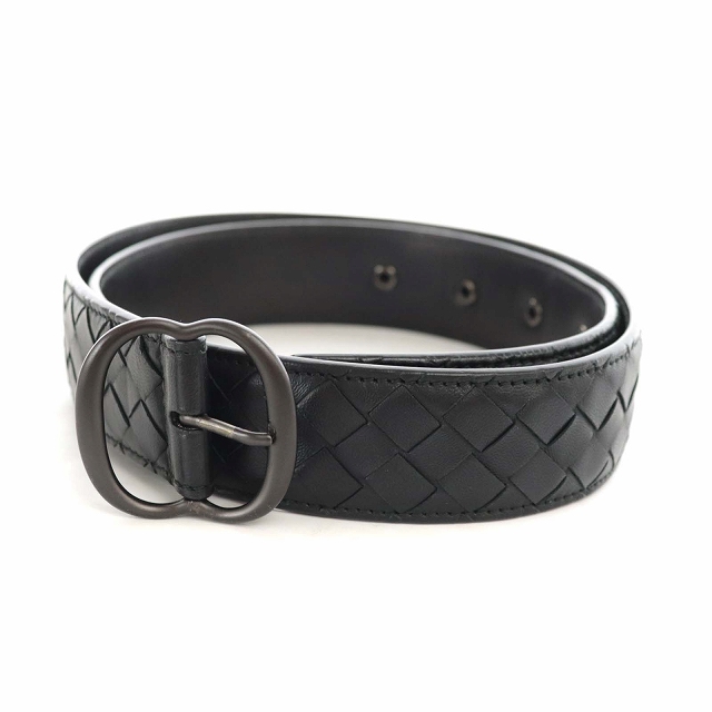ボッテガヴェネタ BOTTEGA VENETA イントレチャート ベルト レザー  