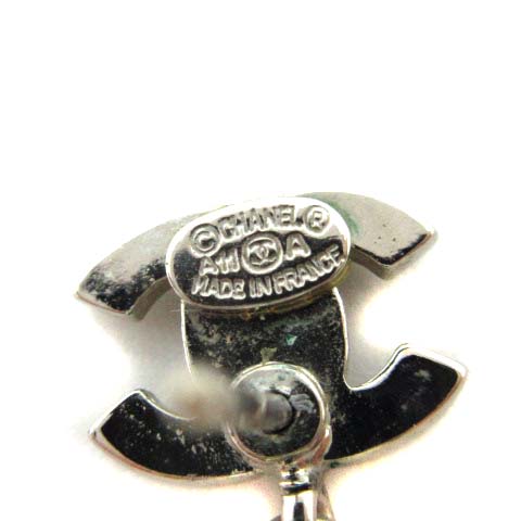 シャネル CHANEL 11A ピアス ココマーク パール ラインストーン 白